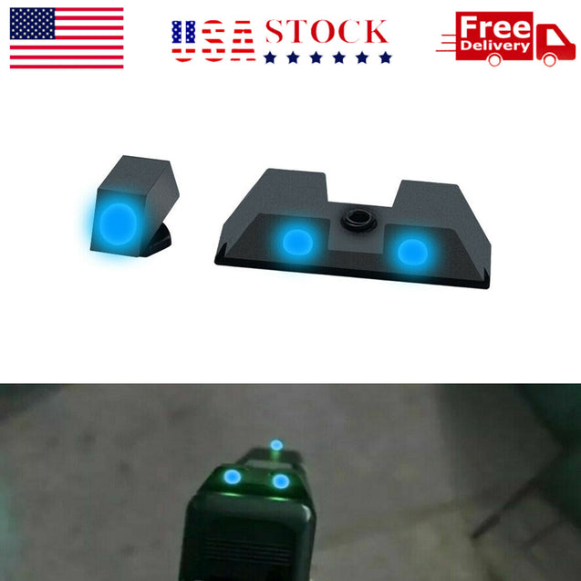 Glow In The Dark Night Sights For GLOCK 17 19 22 23 24 26 27 33 35 37 38 39 44