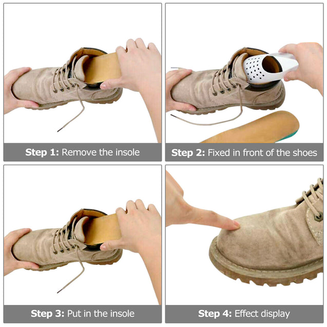 5 Pairs Shoe Protector Anti Crease Force Fields Cover Toe Cap Creasing Decreaser