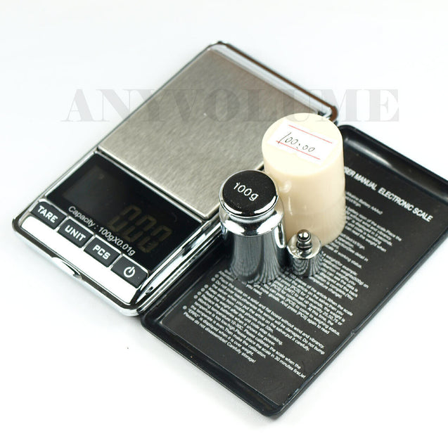 Digital Pocket Scale DS-16 0.01g x 100g with 100g 10g Standard Weights