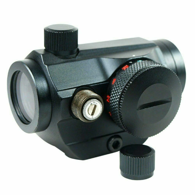 Tactical Holographic Green / Red Dot Sight Scope with Rail Mount & 1" Rail Riser