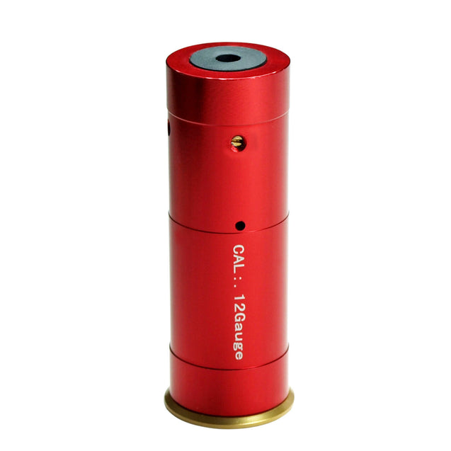 Red Laser Bore Sight 12 Gauge Barrel Cartridge Boresighter for 12ga Shotguns