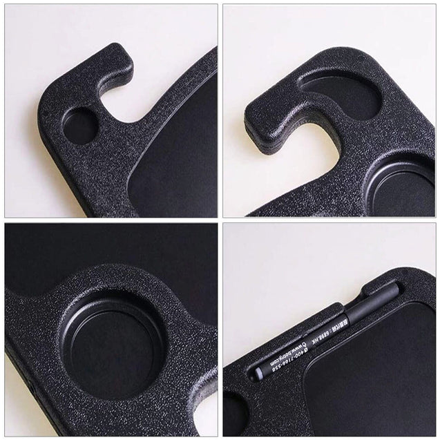 Car Steering Wheel Tray Desk Two Sided For Laptop Drink Food Work Table Holder