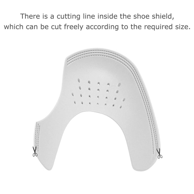 5 Pairs Shoe Protector Anti Crease Force Fields Cover Toe Cap Creasing Decreaser