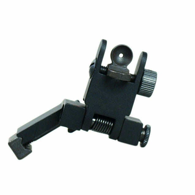 Front and Rear Flip Up 45 Degree Offset Rapid Transition Backup Iron Sight