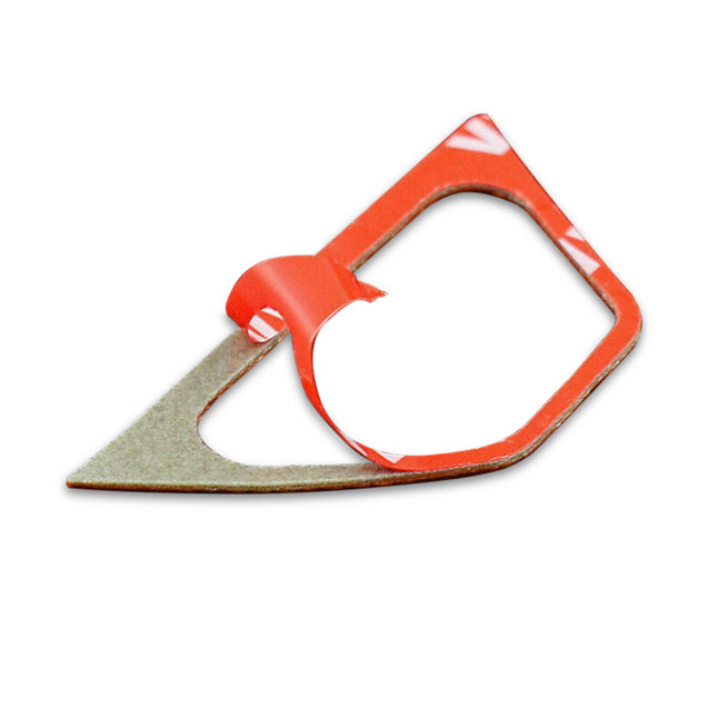 Carbon Fiber Warning Light Button Cover Trim Red For Chevrolet Camaro 2016-2019