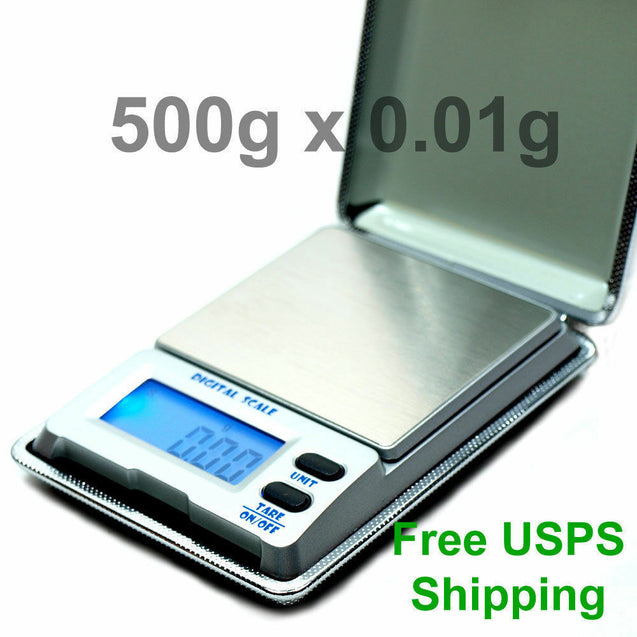 Clearance: Digital Scale 500g x 0.1g Pocket Size Gram Precision