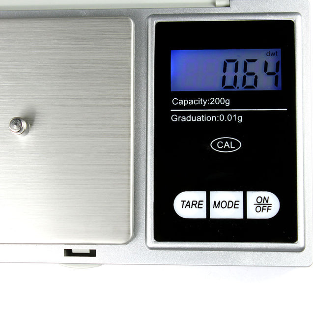200g x 0.01g Pocket Digital Scale Precision Jewelry Scale - Calibration Weights - Anyvolume.com