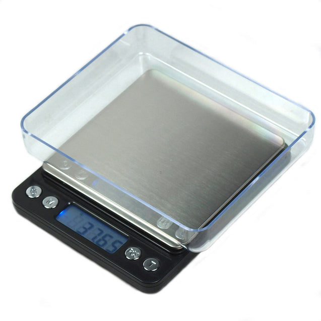 ACCT-500 500g x 0.01g Digital Scale Precision Weighing Counting Scale/Tray Black - Anyvolume.com