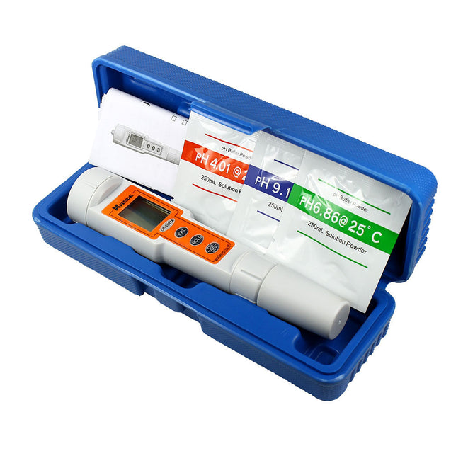 Waterproof Portable pH Meter  Precision Digital pH / Temp Tester - Pen Style - Anyvolume.com