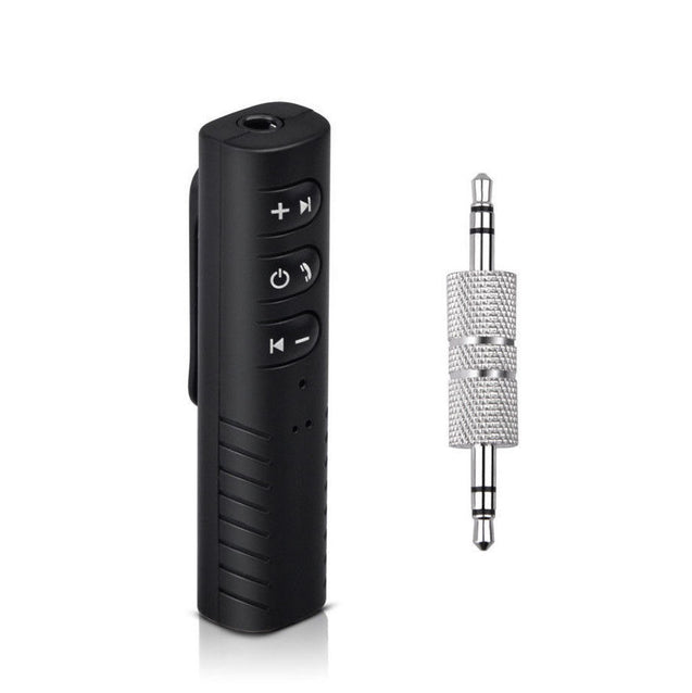 Bluetooth Receiver 3.5mm Plug Portable Wireless Audio Adapter Car AUX w/ Clip - Anyvolume.com