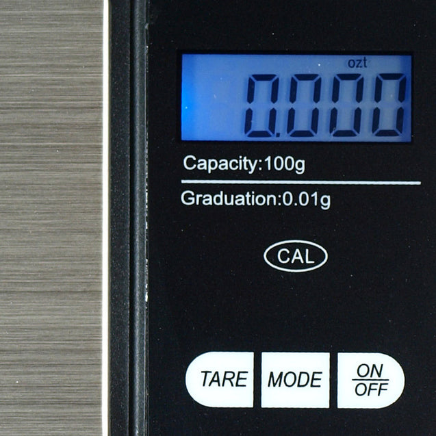 CS-100 100g x 0.01g Digital Pocket Scale Jewelry Scale + Calibration Weight - Anyvolume.com