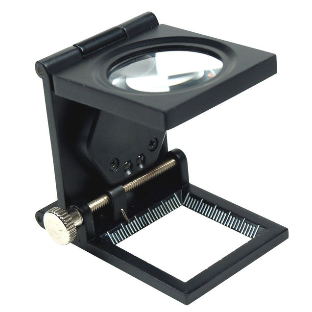 10X 30mm Foldable Lighted Magnifier / Loupe Jewelry Photo Sewing Thread Counter - Anyvolume.com