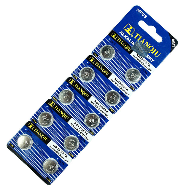50 PCS LR44 AG13 357 LR1154 1.5V Alkaline Battery for Watch Lighter - Anyvolume.com