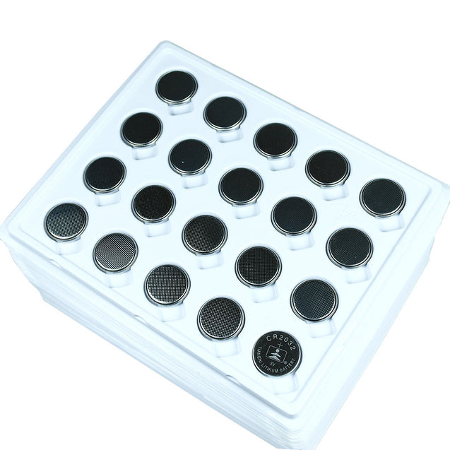 Wholesale 200 PCS Tianqiu CR2032 Lithium Battery 3V Button Cell-Bulk in Trays - Anyvolume.com