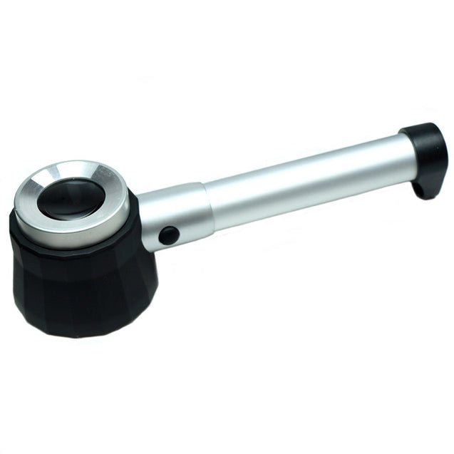 High Quality 10X Optical glass Lighted Magnifier 45X Jewelers Loupe with LED UV - Anyvolume.com