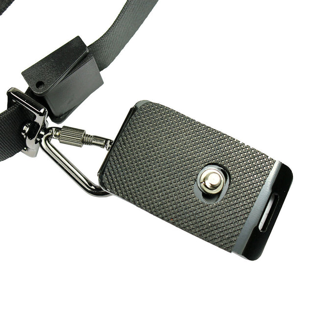 Shoulder Sling Strap Belt for DSLR Digital SLR Camera with Pocket - Black - Anyvolume.com