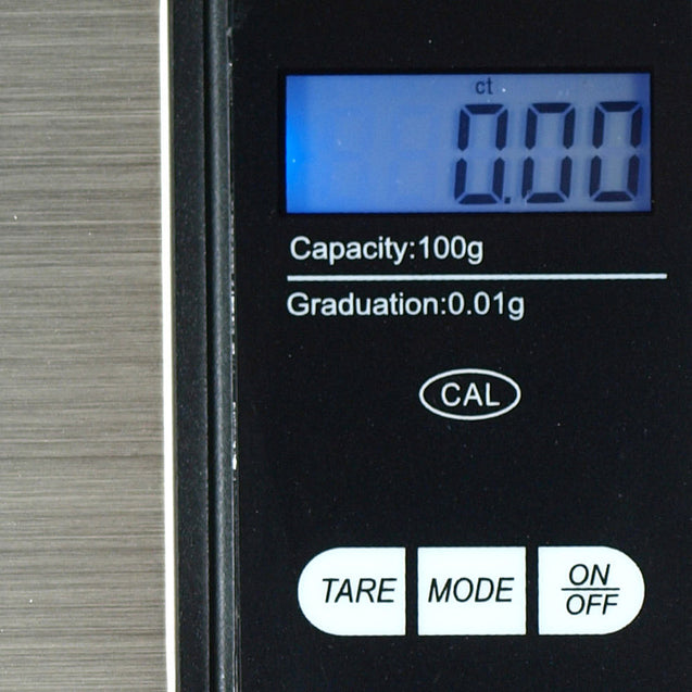 CS-100 100g x 0.01g Digital Pocket Scale Jewelry Scale + Calibration Weight - Anyvolume.com