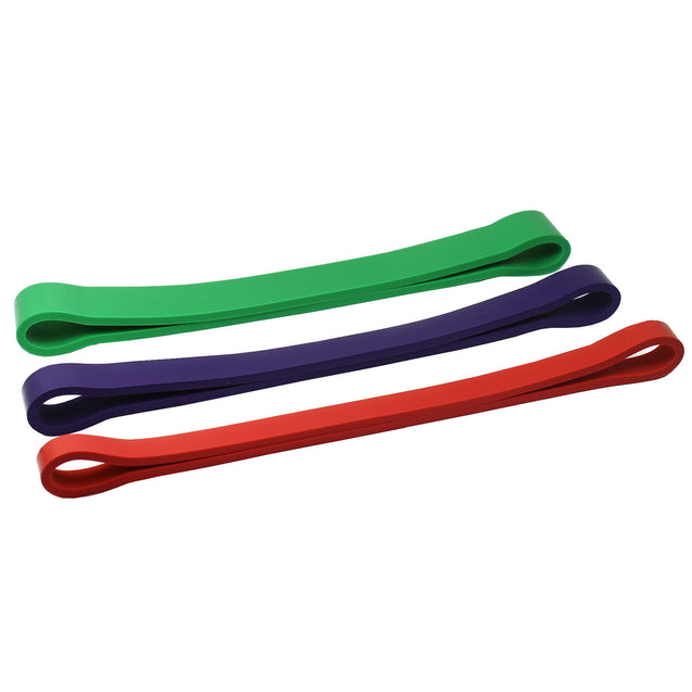 Set of 3 Heavy Duty Resistance Band Loop Exercise Yoga Workout Power Gym Fitness - Anyvolume.com