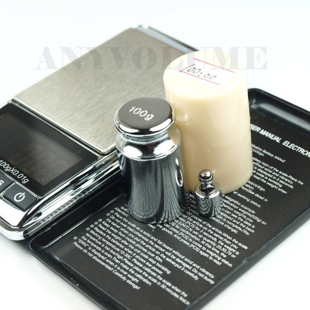 Digital Pocket Scale DS-16 0.01g x 100g with 100g 10g Standard Weights - Anyvolume.com