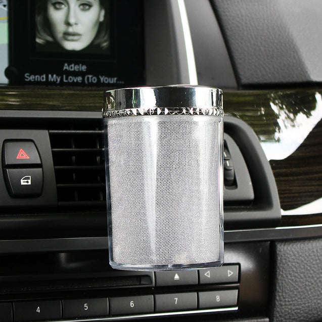 Portable Car Travel Cigarette Cylinder Ashtray Holder Cup - Colorful LED Light - Anyvolume.com
