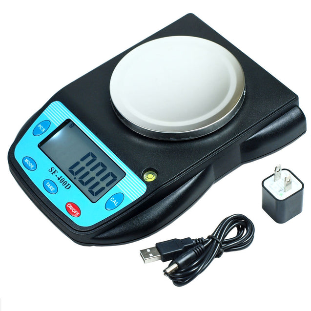 500g x 0.01g High Precision Digital Scale SF-400D2 Counting wit USB Wall Adapter - Anyvolume.com