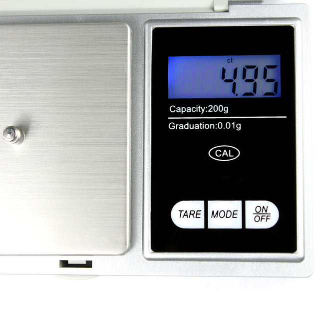 200g x 0.01g Pocket Digital Scale Precision Jewelry Scale - Calibration Weights - Anyvolume.com