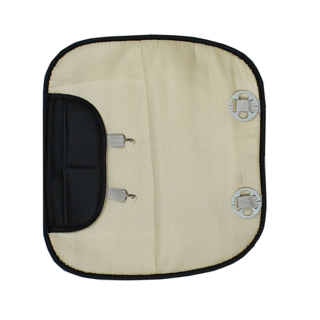 Universal Car Seat Cover PU Leather 3D Breathable Pad Mat for Auto Chair Black - Anyvolume.com