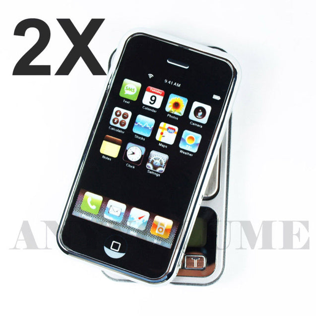 Two 0.01g x 200g iPhone Digital Pocket Jewelry Scales - 2X Precision Scales - Anyvolume.com