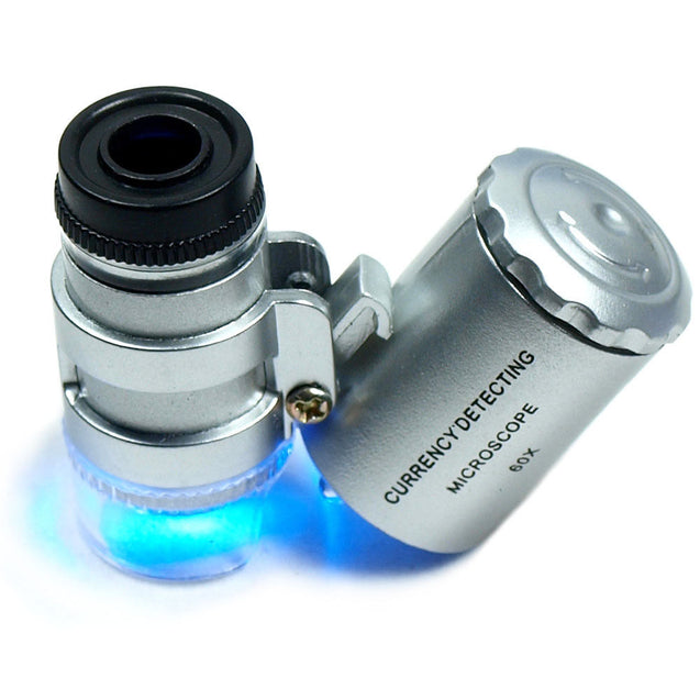 Jeweler diamond tool kit : Portable Diamond Tester - 60X Illuminated Loupe - Anyvolume.com