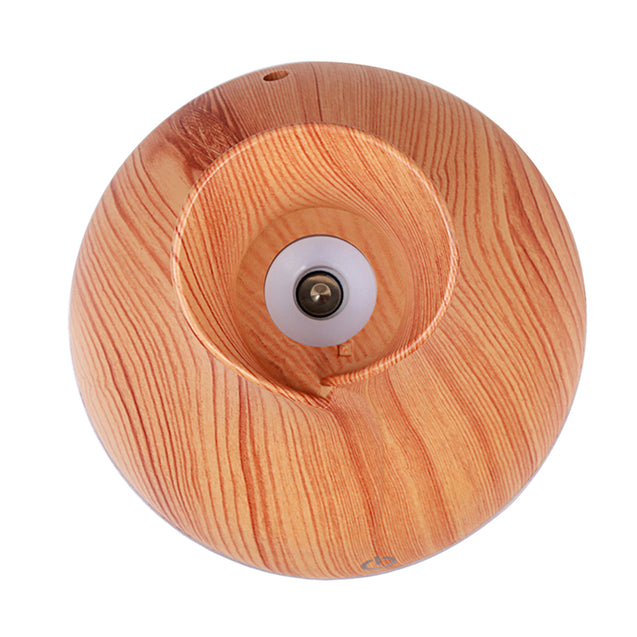 7 Color Aroma Essential Oil Diffuser Wood Grain Aromatherapy Humidifier 130ML