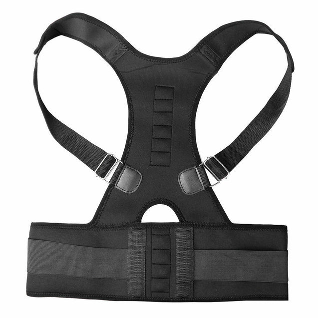 Posture Corrector Support Magnetic Back Shoulder Adjustable Brace Belt Theraphy