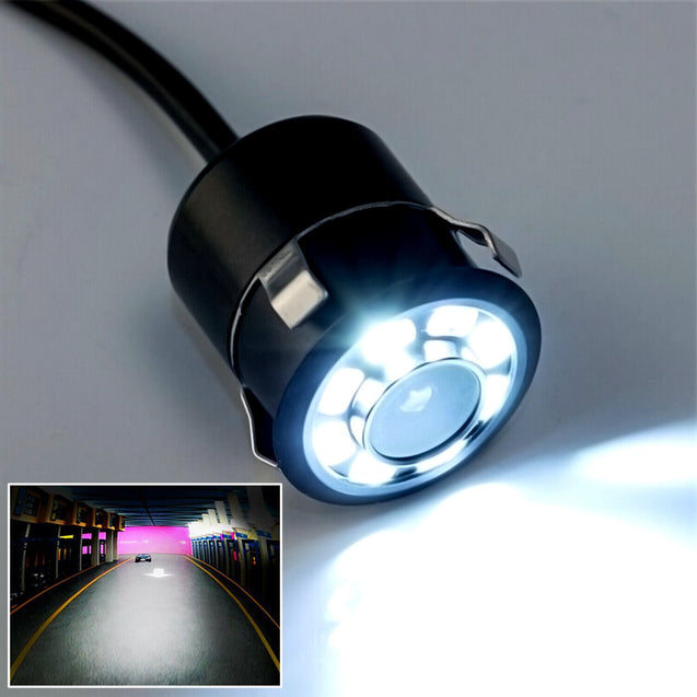 Car Rear View Backup Reverse Camera 170° CMOS 8 LED HD Night Vision Waterproof