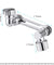 2 Pack Universal 1080° Swivel Robotic Arm Swivel Extension Abs Faucet Aerator