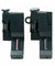 Front and Rear Flip Up 45 Degree Offset Rapid Transition Backup Iron Sight