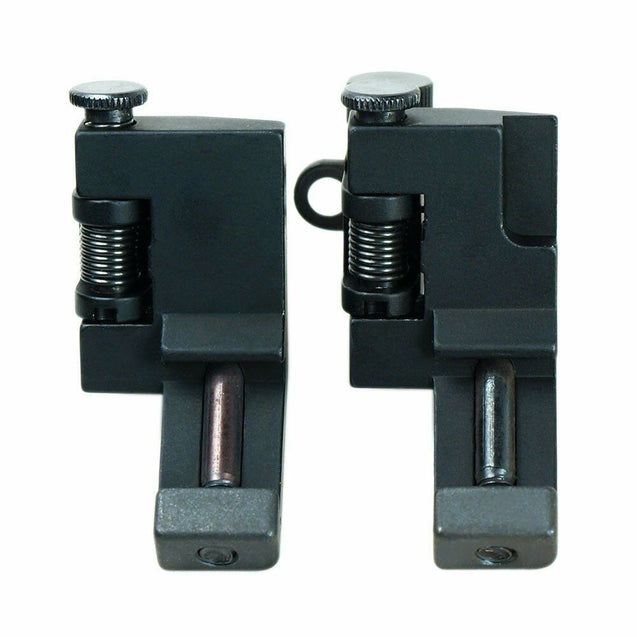 Front and Rear Flip Up 45 Degree Offset Rapid Transition Backup Iron Sight
