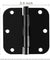 25 Pack 3.5" Dark Oil Rubbed Bronze Interior Door Hinges 5/8" Radius ORB Hinge