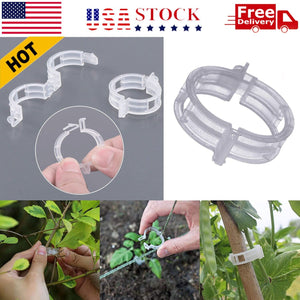 250 PCS Tomato Clips 23 mm Trellis Support Vegetable Garden Plant Binder