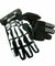Biker Skeleton Bone Gloves Racing Cycling Motorcycle Mechanics Goth Full Finger