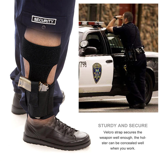 Hidden Leg Ankle Pistol Holster HandGun Holder Case Magazine Pouch Bag US Seller