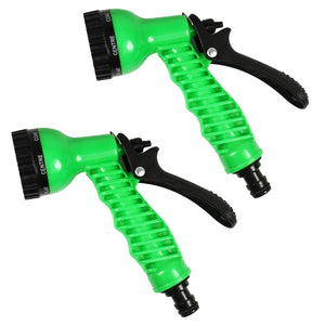 2 Pack Garden Hose Nozzle Water Sprayer - 7 Spray Patterns