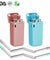 Pack of 2 ECO Friendly Reusable Collapsible Straws Stainless Steel Portable Case
