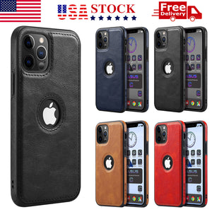 For iPhone 13 Pro Max Case Slim Leather Luxury Thin Shockproof Cover Case 4Color