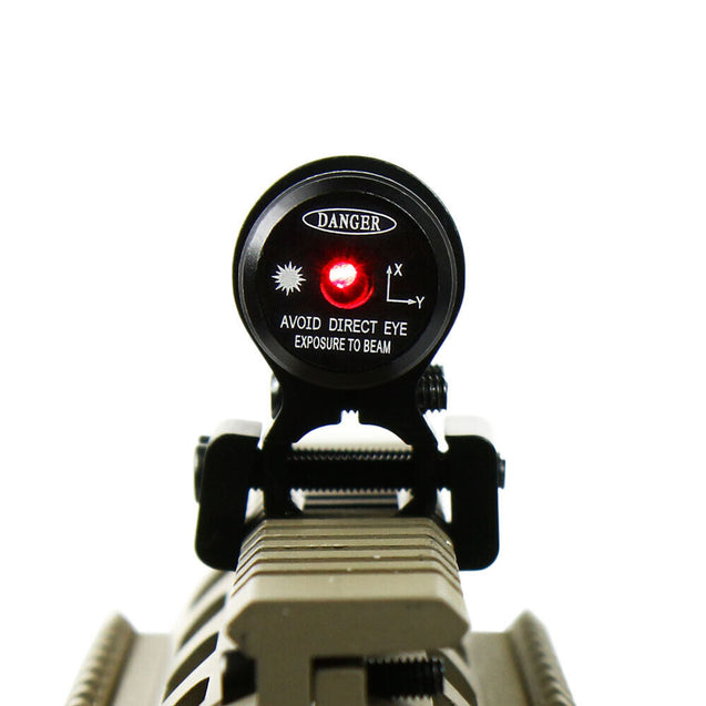 Compact Red Laser Dot Sight with Switch and Mounts for 20mm-11mm Rails