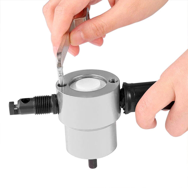 Double Head Sheet Metal Cutter Nibbler Cutting Tool Saw Power Drill Attachment