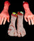 Halloween Decoration Blood Severed Limbs Hands Feet Horror Chop Shop Prop Party