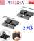 2X Dovetail Weaver Picatinny Base Snap in Rail Low Profile Adapter 11mm to 22mm