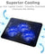 USB Cooler Laptop Cooling Pad 3 Fan Stand Quiet LED Light Radiator 15" -17" Slim