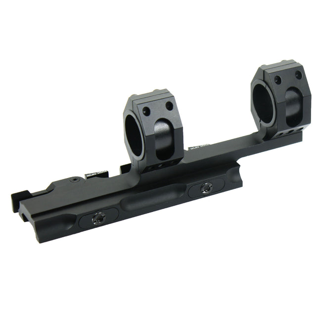 Quick Release 1"/30mm Ring Scope Mount&inserts Auto Lock 20mm Rail for Hunt