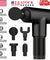 Massage Gun Percussion Massager Deep Tissue Muscle Vibrating Relaxing + 4 Heads