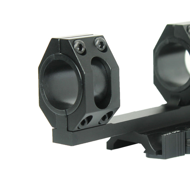 Quick Release 1"/30mm Ring Scope Mount&inserts Auto Lock 20mm Rail for Hunt